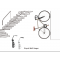 Тримач велосипеда на стіну Ibera IB-ST3 | Veloparts