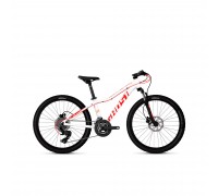 Велосипед Ghost Lanao D4.4 24", біло-черво-помаранчевий, 2019