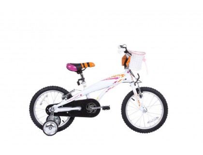Велосипед дитячий Langtu KV01A (15) 16˝ Pearl / білий + дитячий шолом | Veloparts