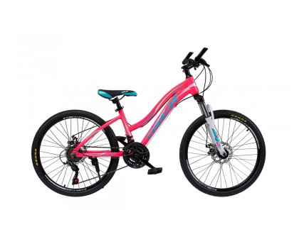 Велосипед Oskar 24"BEAUTY рожевий | Veloparts