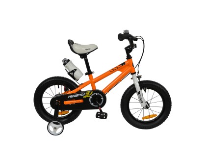 Велосипед RoyalBaby FREESTYLE 18", OFFICIAL UA, оранжевый | Veloparts