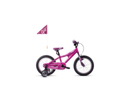 Велосипед Ghost POWERKID 16" , розово-фиолетово-белый, 2019 | Veloparts