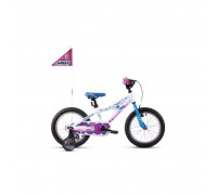 Велосипед Ghost PowerKID 16" ,біло-сине-рожевий, 2019
