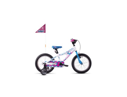 Велосипед Ghost POWERKID 16" ,бело-сине-розовый, 2019 | Veloparts