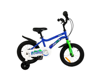 Велосипед детский RoyalBaby Chipmunk MK 14", OFFICIAL UA, синий | Veloparts
