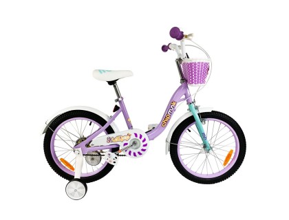 Велосипед дитячий RoyalBaby Chipmunk MM Girls 16", OFFICIAL UA, фіолетовий | Veloparts