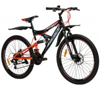 Велосипед сталь Premier Raptor 26 Disc 18" чорно-помаранчевий