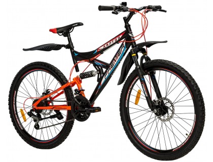 Велосипед сталь Premier Raptor 26 Disc 18" чорно-помаранчевий | Veloparts