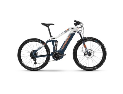 Електровелосипед Haibike SDURO FullSeven 5.0 500Wh 27,5", рама M, сине-біло-помаранчевий, 2019 | Veloparts