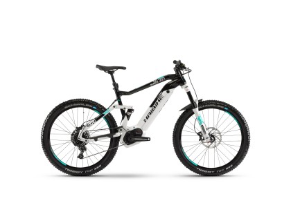 Электровелосипед Haibike SDURO FullSeven LT 7.0 500Wh 27.5", рама L, бело-чёрно-небесный, 2019 | Veloparts
