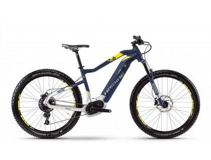 Электровелосипед Haibike SDURO HardSeven 7.0 500Wh 27,5", рама L, синий-бело-желтый, 2018 | Veloparts