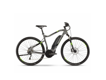 Электровелосипед Haibike SDURO Cross 4.0 men 500Wh 20 s. XT 19 HB YCM 28", рама XL, серо-черно-зелёный, 2019 | Veloparts
