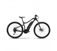 Электровелосипед Haibike SDURO HardNine 1.0 400Wh 9 s. Altus19 HB YCS 29", рама XL, черно-серо-синий матовый, 2019