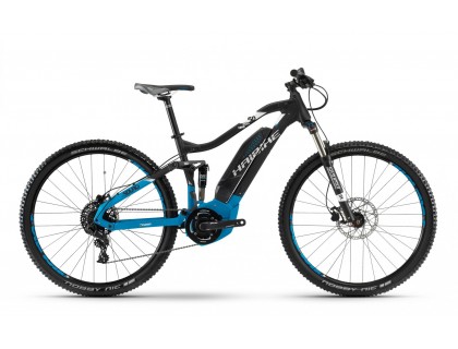 Электровелосипед Haibike SDURO FullNine 5.0 400Wh 29", рама 44см, черно-сине-белый матовый, 2018 | Veloparts
