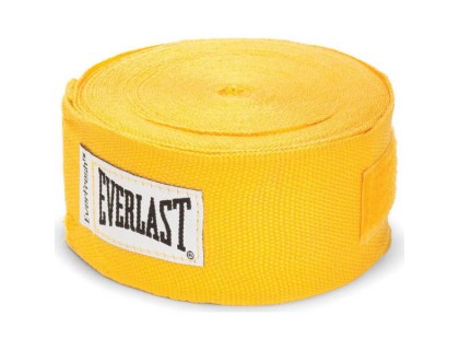 Бинт боксерский Everlast 4,55 м. желтый | Veloparts