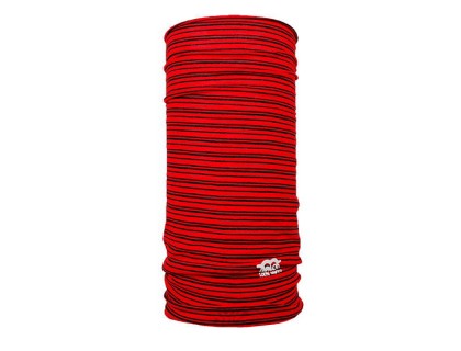 Головний убір PAC Merino Wool Stripes червоний | Veloparts