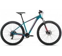 Велосипед Orbea MX 27 50 20 блакитний-червоний рама M (рост 165-180 см)