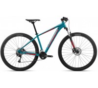 Велосипед Orbea MX 27 40 20 блакитний-червоний рама L (рост 178-190 см)