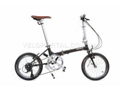 Велосипед складання Langtu QY018 16˝ матовий чорний | Veloparts