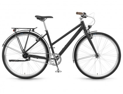Велосипед Winora Lane women 28", рама 46 см, черный матовый, 2019 | Veloparts