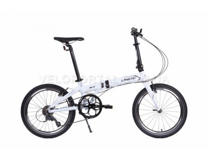Велосипед складаний Langtu K8 20˝ білий/чорний (White/Black) | Veloparts