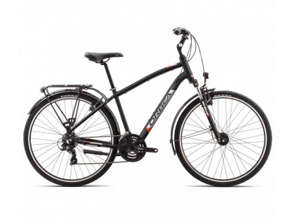 Велосипед Orbea COMFORT 30 PACK 18 L антрацит - помаранчевий | Veloparts