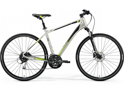 Велосипед Merida CROSSWAY 100 XL (59cм) SILK TITAN (зелений) | Veloparts