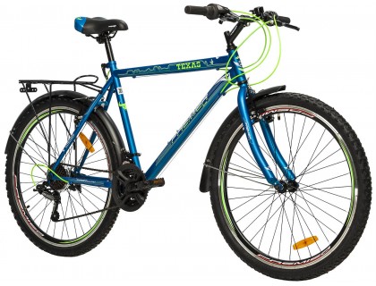 Велосипед сталь Premier Texas 26 V-brake 20 "Neon блакитний | Veloparts