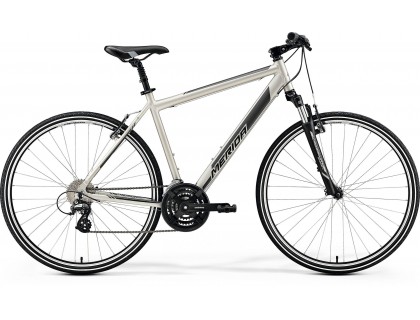 Велосипед Merida CROSSWAY 15-V XS (44cм) MATT TITAN (чорний) | Veloparts