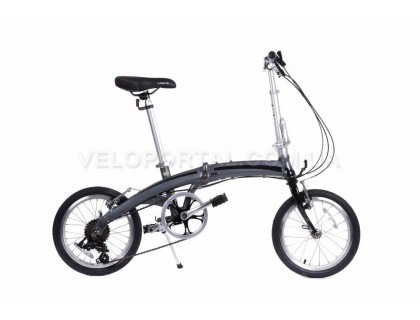 Велосипед складання Langtu KW017 (14) 16˝ сріблястий / чорний (сріблястий / чорний) | Veloparts