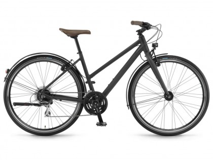 Велосипед Winora Flitzer women 28", рама 41 см, черный матовый, 2019 | Veloparts