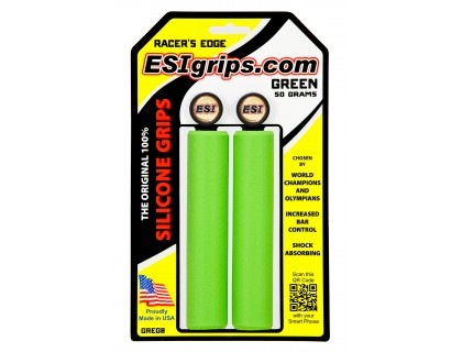 Грипсы ESI Racer's Edge Green | Veloparts