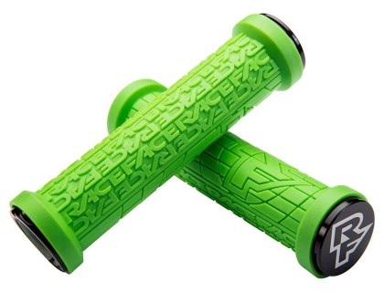 Ручки руля RaceFace Grippler, lock on 33 MM зелений | Veloparts