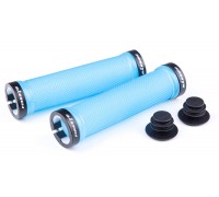 Ручки керма FireEye Goosebumps-R 128 мм з замками прозоро-синій