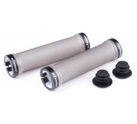 Ручки керма FireEye Goosebumps-R 128 мм з замками прозоро-сірий
