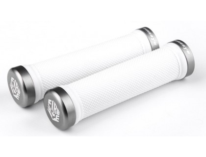 Ручки керма FireEye Goosebumps-C 128 мм з замками білий | Veloparts