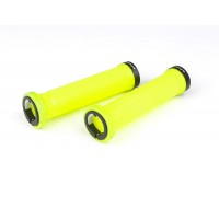 Ручки керма FireEye Goosebumps-R 128 мм з замками жовтий