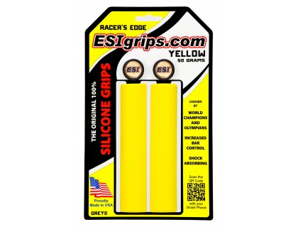Гріпси ESI Racer's Edge жовтий | Veloparts