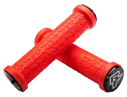 Ручки руля RaceFace Grippler, lock on 33 MM RED | Veloparts