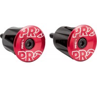 Заглушки руля PRO (пара) анодированные красный