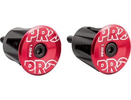 Заглушки руля PRO (пара) анодированные красный | Veloparts