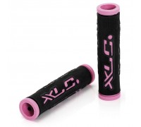 Грипсы XLC GR-G07 "Dual Colour", черно-розовые, 125мм