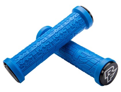 Ручки руля RaceFace Grippler, lock on 33 MM блакитний | Veloparts