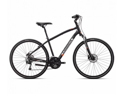 Велосипед Orbea COMFORT 10 18 L антрацит - помаранчевий | Veloparts