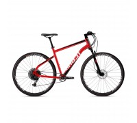 Велосипед Ghost Square Cross 4.8 28" червоно-чорно-білий, L, 2019