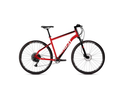 Велосипед Ghost Square Cross 4.8 28" красно-черно-белый, L, 2019 | Veloparts