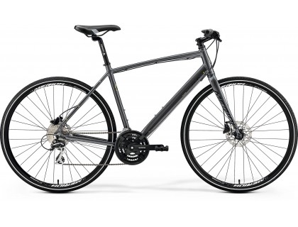 Велосипед Merida CROSSWAY URBAN 20-D L(54Lcм) DARK SILVER (LIME) | Veloparts