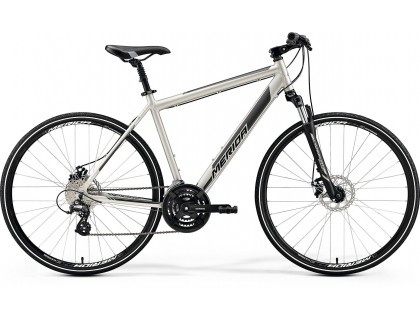Велосипед Merida CROSSWAY 15-MD L(54Lcм) MATT TITAN(чорний) | Veloparts