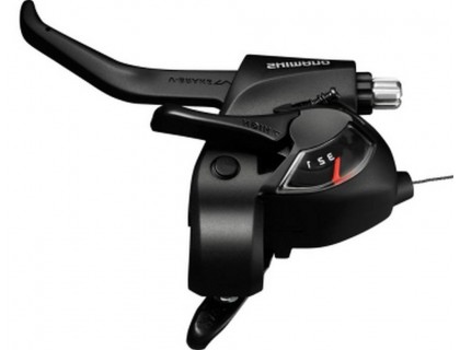 Тормозная ручка / Шифтер Shimano Acera ST-EF41 левая 3 скорости черный | Veloparts