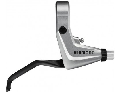 Гальмівна ручка Shimano Alivio BL-T4000 V-brake ліва під 2 пальці сріблястий / чорний | Veloparts